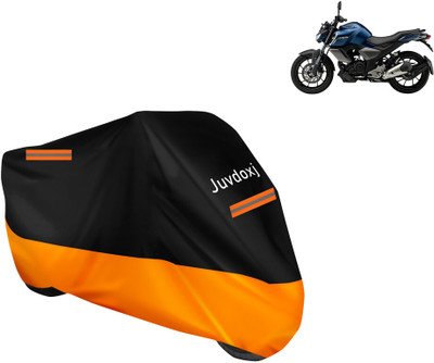Juvdoxj Waterproof Two Wheeler Cover for Yamaha(FZ-Fi Version 3.0, Orange)
