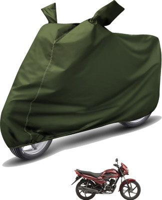 Auto Hub Waterproof Two Wheeler Cover for Honda(Dream Yuga, Green)