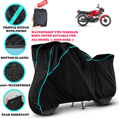 AutoGalaxy Waterproof Two Wheeler Cover for Hero(HF Dawn, Black)