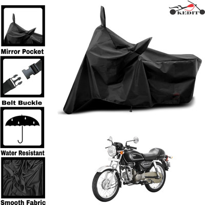 KEDIT Two Wheeler Cover for Hero(Splendor Pro Classic, Black)