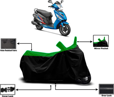 Amexride Two Wheeler Cover for Hero(Maestro Edge 110 BS6, Green)