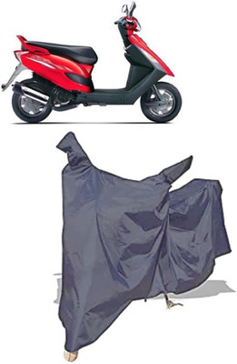 Amexride Two Wheeler Cover for Bajaj(Kristal, Grey)