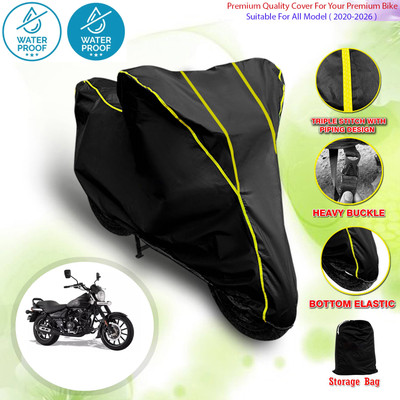 OliverX Waterproof Two Wheeler Cover for Bajaj(Avenger 160 Street, Multicolor)
