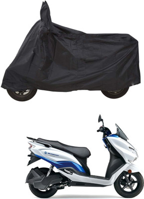 CODOKI Waterproof Two Wheeler Cover for Suzuki(Burgman Electric, Black)