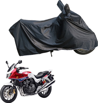 Motodreka Waterproof Two Wheeler Cover for Honda(CB 400, Black)