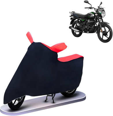 KEDIT Two Wheeler Cover for Bajaj(CT 125X, Red, Black)