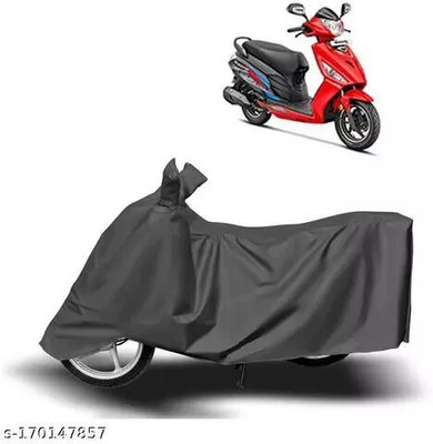 Aamaya Store Waterproof Two Wheeler Cover for Hero(Glamour Programmed FI, Grey)