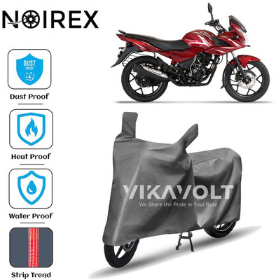 NOIREX Two Wheeler Cover for Bajaj(Discover 150 f, Grey)