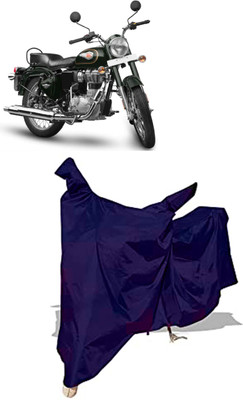 Amexride Two Wheeler Cover for Royal Enfield(Standardv BS6, Blue)