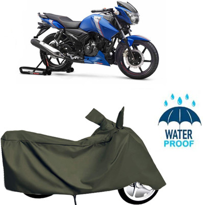 DeepShakshi AUTOMOTIVE Waterproof Two Wheeler Cover for TVS(Green)