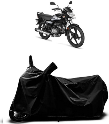 ENTIRELY ELITE Waterproof Two Wheeler Cover for Hero(HF Deluxe Eco, Black)