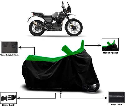 Amexride Two Wheeler Cover for Royal Enfield(Himalayan, Green)