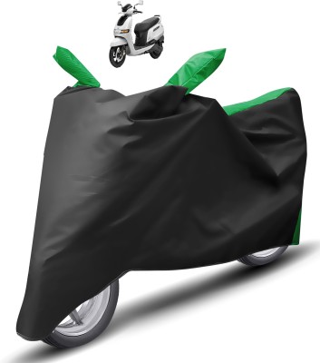 Caronix Two Wheeler Cover for TVS(iQube Electric, Green)