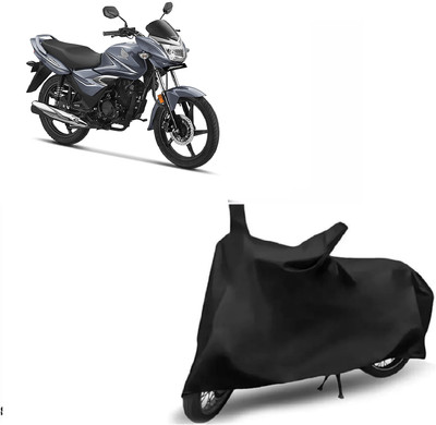 Aarav Moto Waterproof Two Wheeler Cover for Honda(CB Shine, Black)