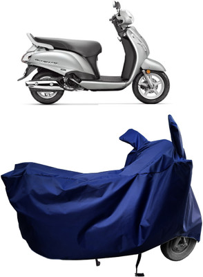 Amexride Two Wheeler Cover for Suzuki(Access 125, Blue)