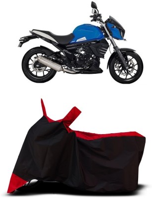 THE REAL ARV Waterproof Two Wheeler Cover for Mahindra(Mojo UT 300, Red)