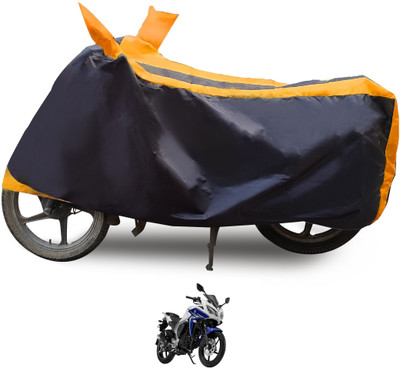 Euro Care Waterproof Two Wheeler Cover for Yamaha(Fazer, Orange)