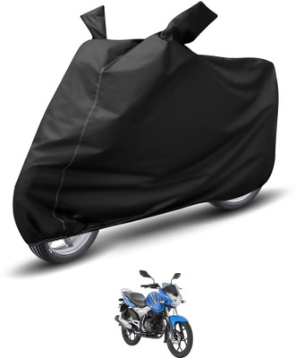 Auto Hub Waterproof Two Wheeler Cover for Bajaj(Discover 125 DTS-i, Black)