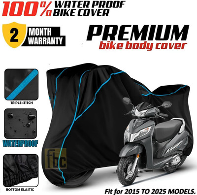 FBC Waterproof Two Wheeler Cover for Honda(Activa 125, Grey, Multicolor)