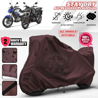 OliverX Waterproof Two Wheeler Cover for Hero(Xtreme, Maroon, Black)