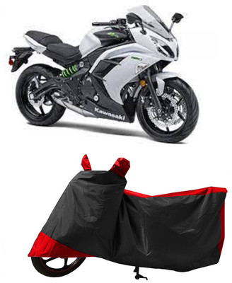 GROFATIK Two Wheeler Cover for Kawasaki(Ninja 650 BS6, Red)