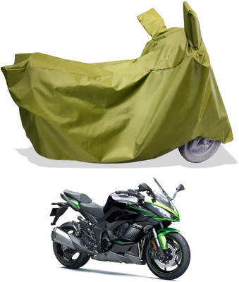 Amexride Two Wheeler Cover for Kawasaki(Ninja 1000, Maroon)