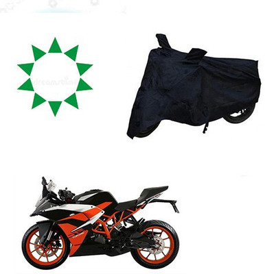 DeepShakshi AUTOMOTIVE Waterproof Two Wheeler Cover for KTM(RC 390, Black)