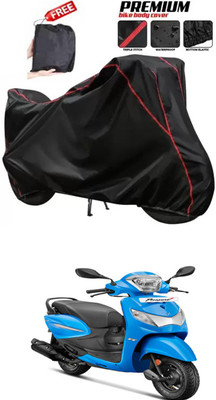 DeepShakshi AUTOMOTIVE Two Wheeler Cover for Hero(Pleasure+ 110, Black)