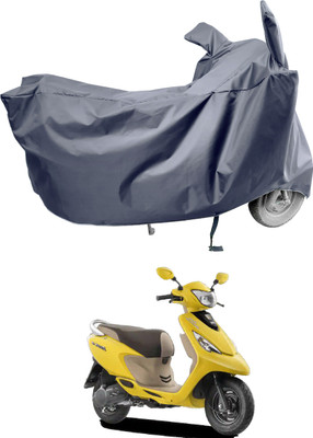 Amexride Two Wheeler Cover for TVS(Scooty Zest 110, Grey)