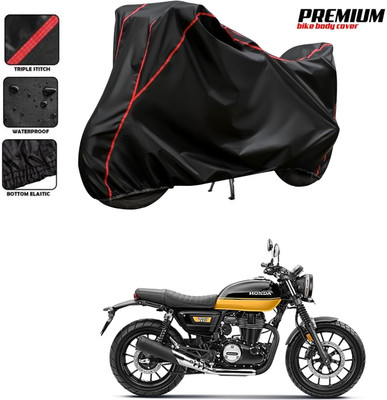 DeepShakshi AUTOMOTIVE Waterproof Two Wheeler Cover for Honda(CB350RS, Black, Red)