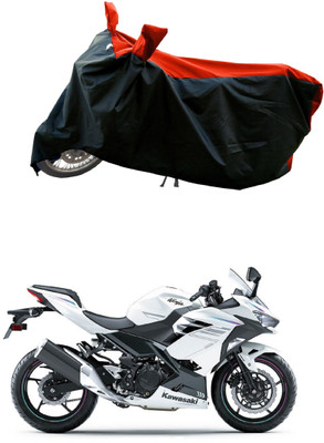 DeepShakshi AUTOMOTIVE Waterproof Two Wheeler Cover for Kawasaki(Ninja 400, Red)