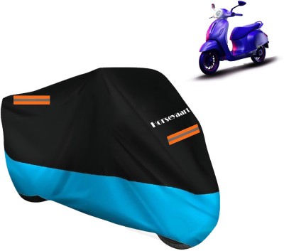 Horseyaart Waterproof Two Wheeler Cover for Bajaj(New Chetak, Blue)