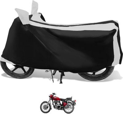 Euro Care Waterproof Two Wheeler Cover for Royal Enfield(Bullet 350 Twinspark, White)