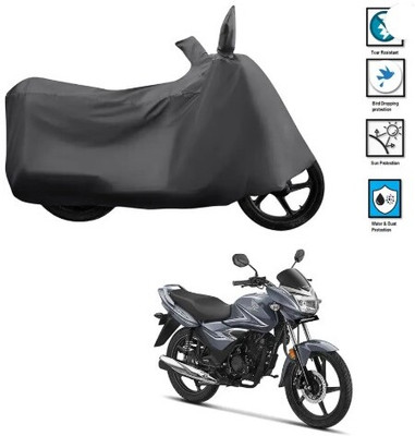 Tritika Waterproof Two Wheeler Cover for Honda(Shine, Grey)