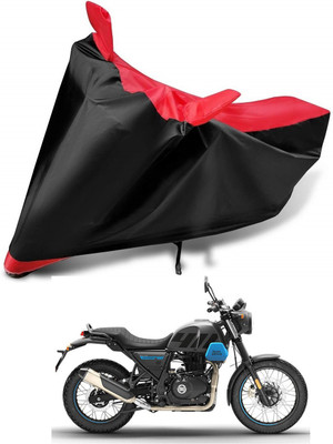 Auto Hub Two Wheeler Cover for Royal Enfield(Red)
