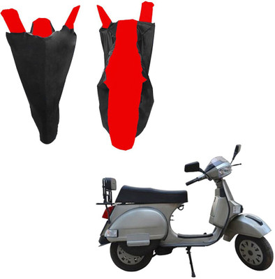 RiderShine Waterproof Two Wheeler Cover for LML(Select, Black, Red)
