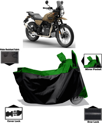 Amexride Two Wheeler Cover for Royal Enfield(Himalayan, Green)