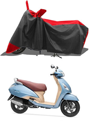 AASHTIK MART Two Wheeler Cover for TVS(Jupiter 125, Red)