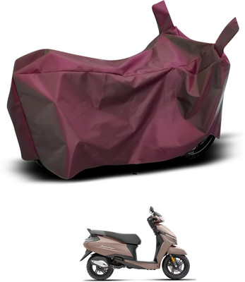 CODOKI Waterproof Two Wheeler Cover for TVS(Jupiter, Maroon)