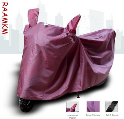 LIFE TO HUB Two Wheeler Cover for Hero, Honda, Bajaj, Ather, TVS, Yamaha(Apache RTR 165 RP, Maroon)