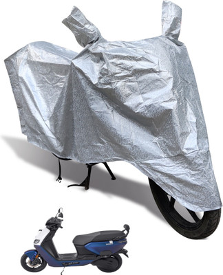 MOCKHE Waterproof Two Wheeler Cover for Ather(Silver)