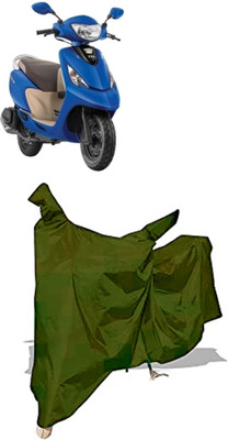 Amexride Two Wheeler Cover for TVS(Scooty Zest 110 BS6, Maroon)