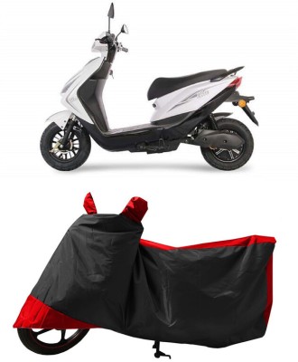 GROFATIK Two Wheeler Cover for TVS(REO, Red)