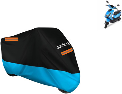 Juvdoxj Waterproof Two Wheeler Cover for Ampere(Reo Elite, Blue)