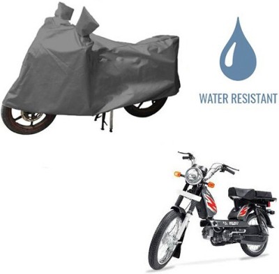 MMSSTAR Waterproof Two Wheeler Cover for TVS(Heavy Duty Super XL, Grey)