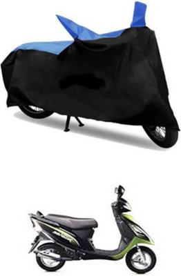 RAAMKM Two Wheeler Cover for Hero, Honda, Bajaj, Ather, TVS, Yamaha(Blue, Black)