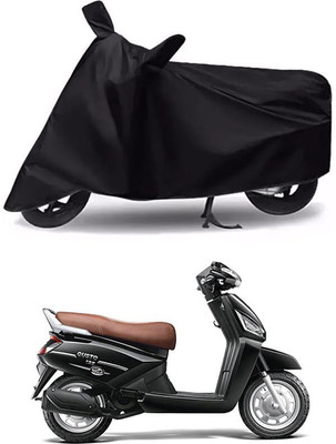 KEDIT Two Wheeler Cover for Mahindra(Gusto 125 BS6, Black)