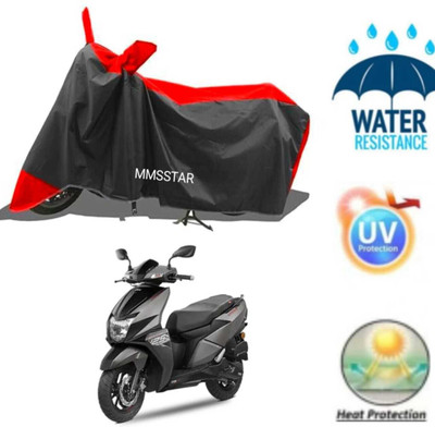 Mdstar Waterproof Two Wheeler Cover for TVS(Avenger Cruise 220 BS6, Black)