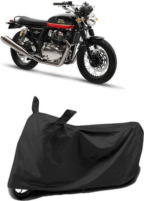 KEDIT Two Wheeler Cover for Royal Enfield(Interceptor 650, Black)