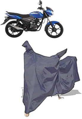 Amexride Two Wheeler Cover for Bajaj(Discover 110, Grey)